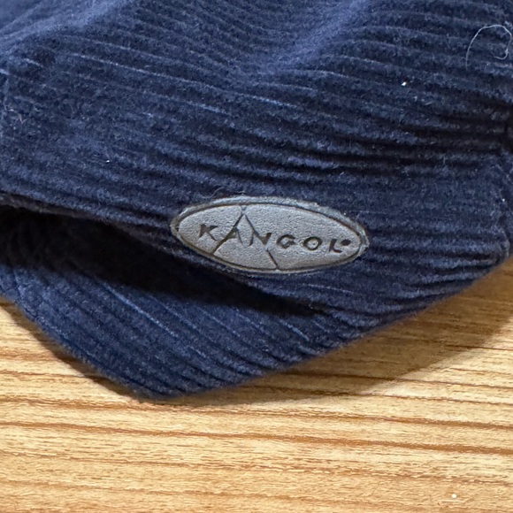 Vintage 1980’s Kangol Corduroy Cabbie Driving Newsboy Cap BLUE SIZE L - Picture 5 of 5